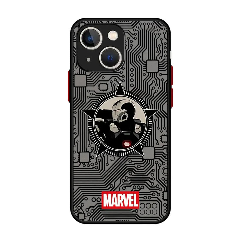 Capinha Iphone Marvel Emblema Vingadores - Case de Alta Proteção e Resistência