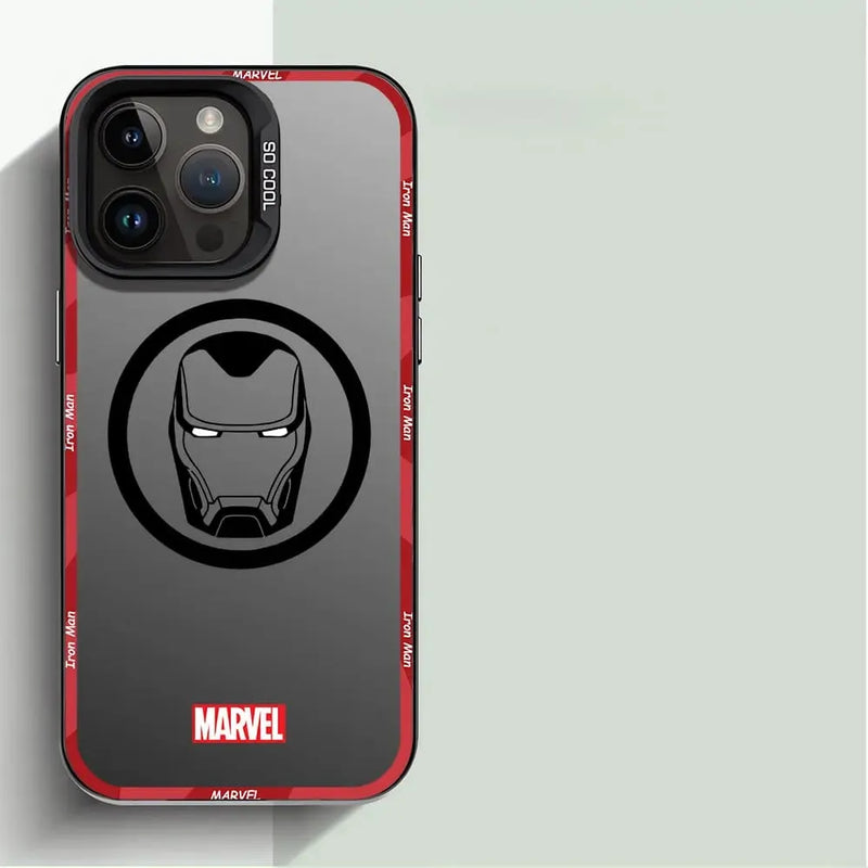 Capinha Iphone Marvel Emblema Heróis - Case de Alta Proteção e Resistência