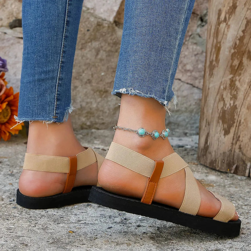 Sandália Breeze Haven - Com Elásticos Macios e Confortáveis Para Seu Maior Bem Estar Com muito Estilo