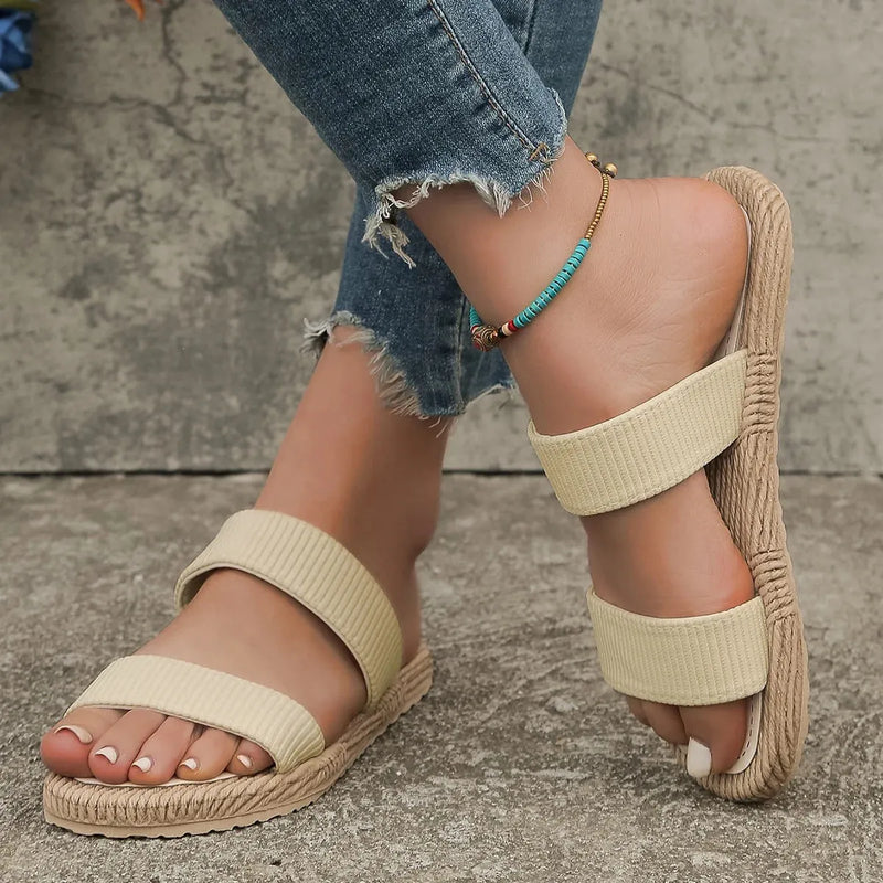 Sandália Slide CloudMesh |  Com Elásticos Em Fibra Mesh Confortáveis