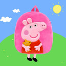 Mochila Infantil Pelúcia Peppa Pig - A Mais Incrível De Toda a Sala De Aula - Toda Feita de Pelinhos
