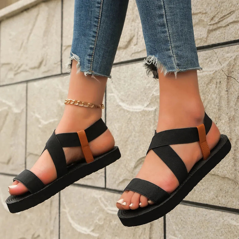 Sandália HeavenlyMesh Com Elásticos Em Fibra Mesh Confortáveis - Beleza e Conforto aos Seus Pés