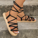 Sandália Gladiadora Flow - Design Exclusivo Tendência 2024