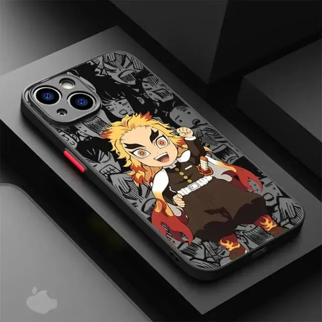 Capinha Iphone Personagens Demon Slayer - Case de Alta Proteção e Resistência