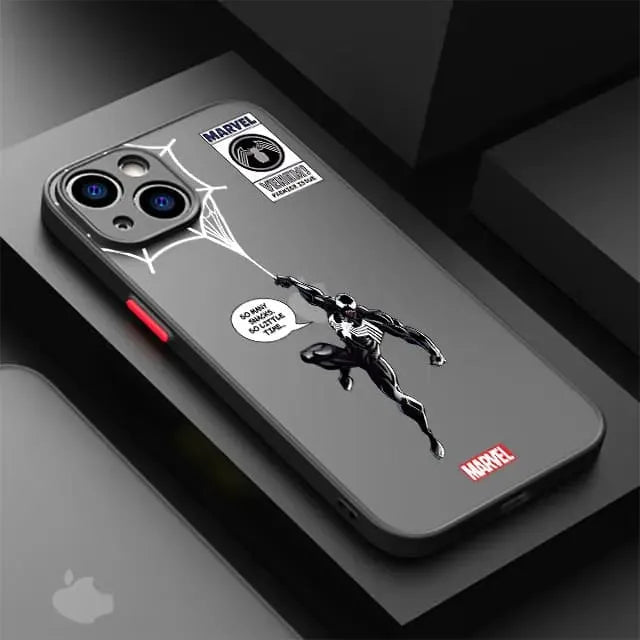 Capinha de Celular para Iphone em Silicone Marvel Quadrinhos Homem-Aranha