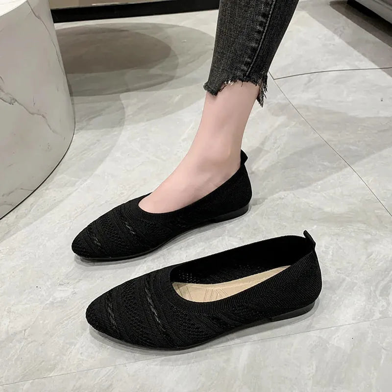 Sapatilha Serene - Feita em Fibra Mesh Confortável, Macia e Respirável