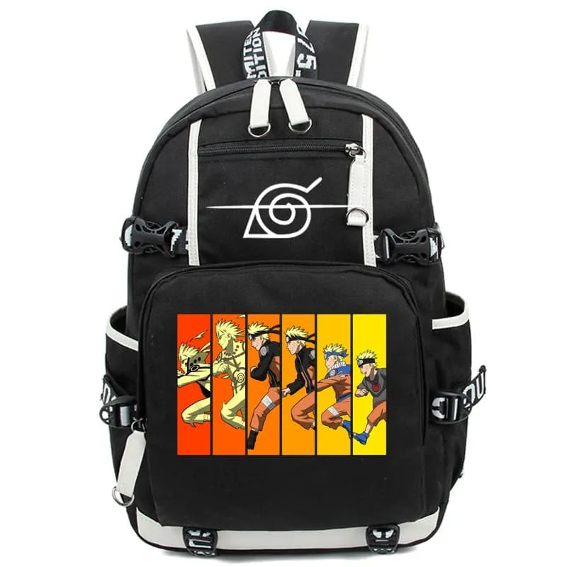 Mochila Escolar Infantil Anime Naruto