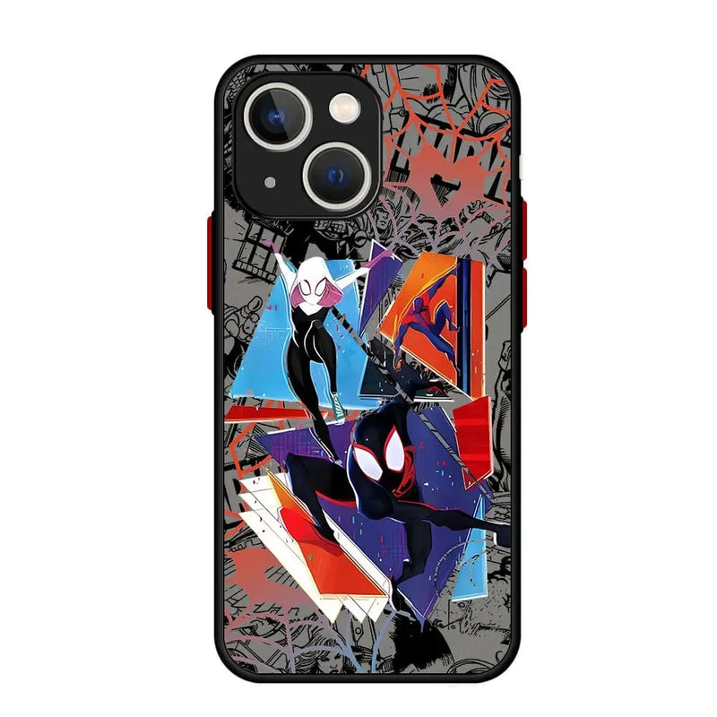Capinha Iphone Aranhaverso Marvel - Case de Alta Proteção e Resistência