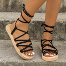 Sandália Gladiadora Flow - Design Exclusivo Tendência 2024