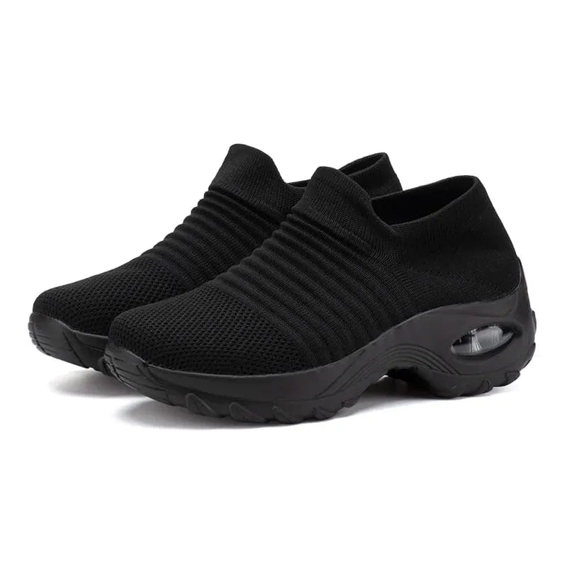 Tênis Tipo Meia Slip on PowerAir - Feito Em Fibra Mesh Super Macia | Amortecimento AirPremium Para Conforto TOTAL