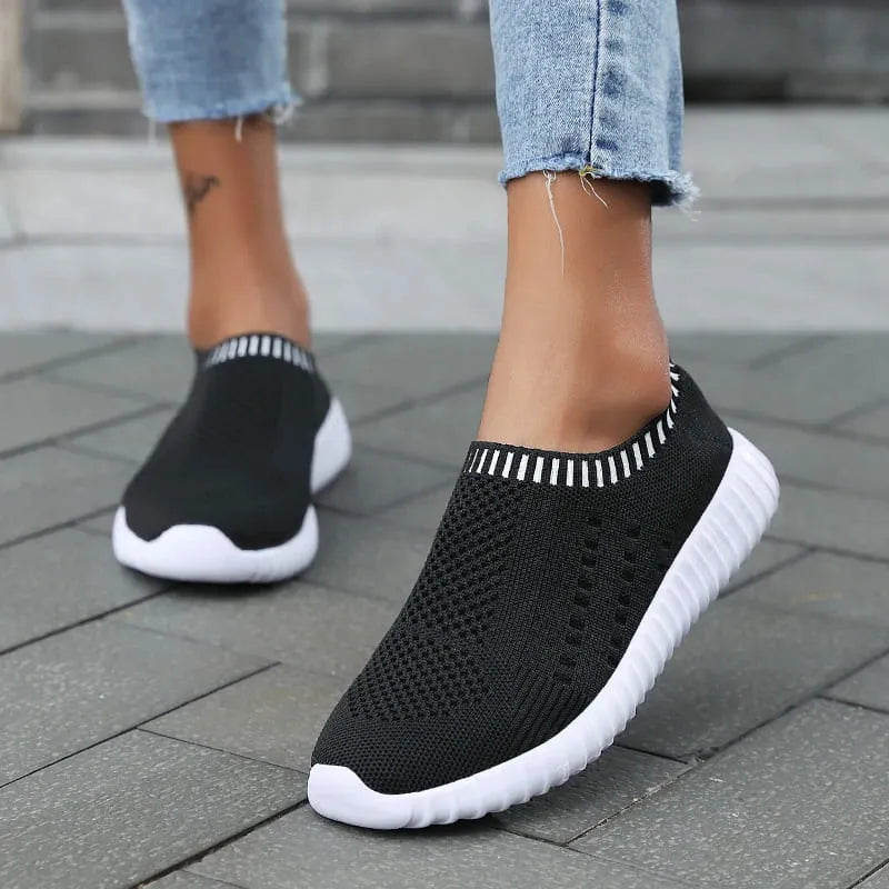 Tênis UrbanChic Tipo Meia Slip on - Feito Em Fibra Mesh Super Macia e Confortável | Vista Seu Tênis Como Uma Meia