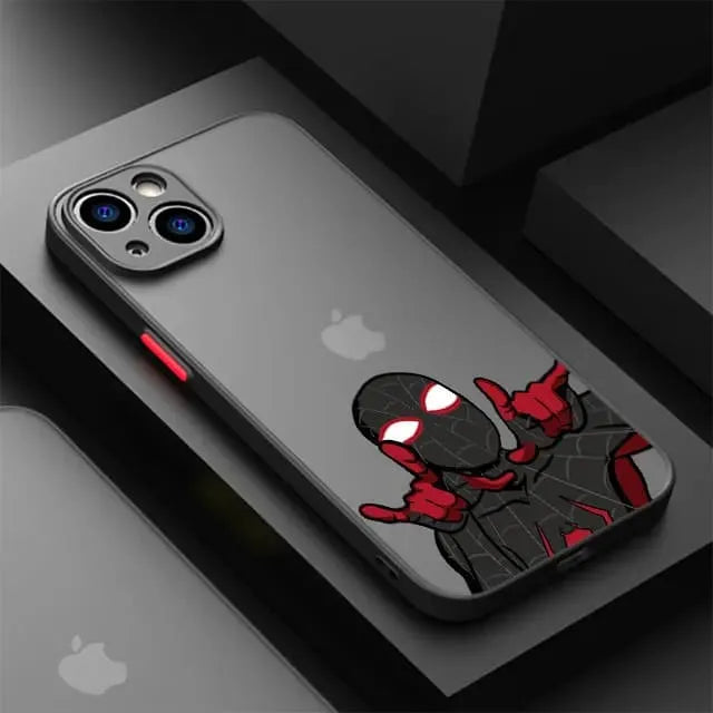 Capinha Iphone Casal do Aranhaverso - Case de Alta Proteção e Resistência