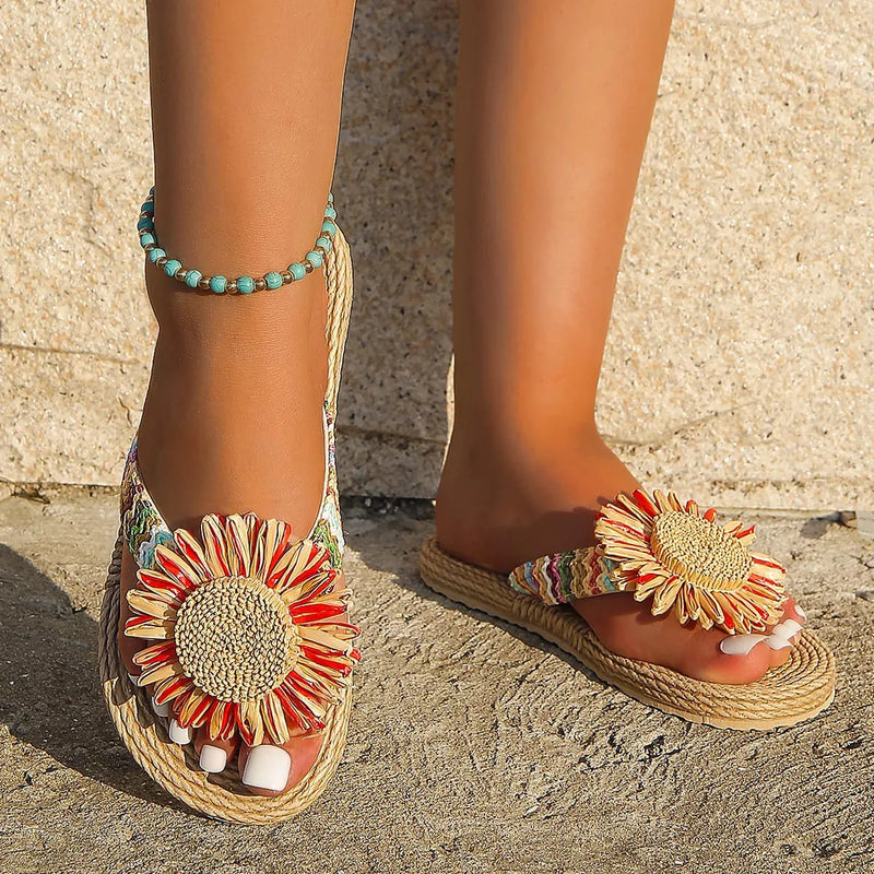 Sandália Sunflower ShineOn - Passos Delicados e Estonteantes Para Um Dia De Sol