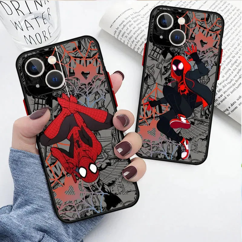 Capinha Iphone Aranhaverso Marvel - Case de Alta Proteção e Resistência