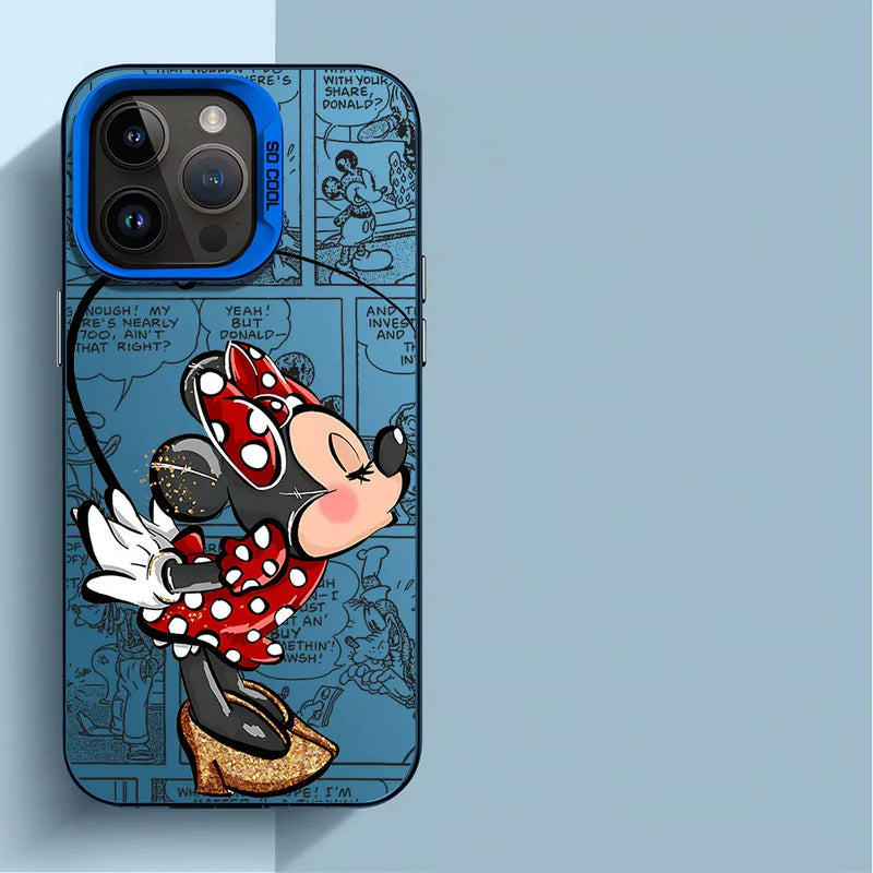 Capinha Iphone para Casal Mickey e Minnie - Case de Alta Proteção e Resistência