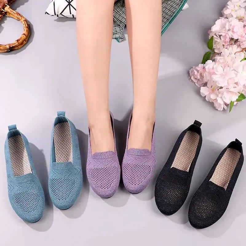 Sapatilha Feminina Anatômica em Fibra Mesh e Respirável CelestialSway