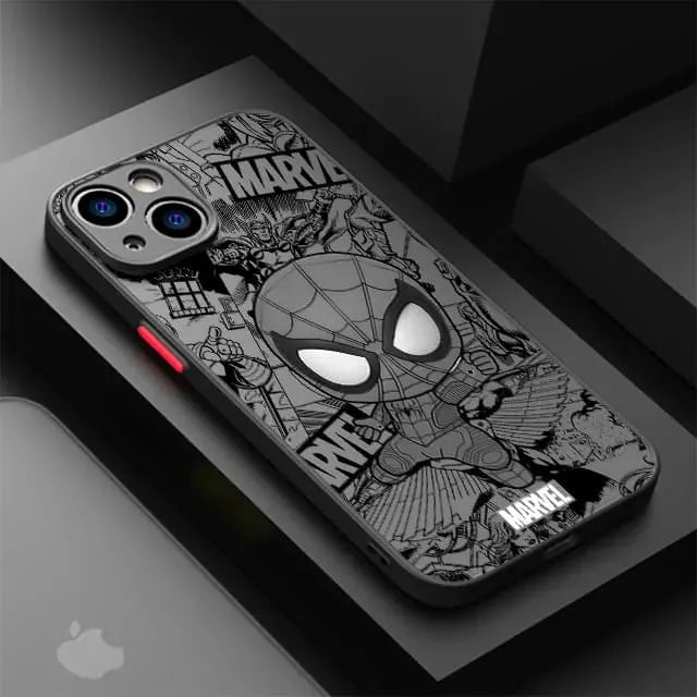 Capinha Iphone Mini Figuras Marvel - Case de Proteção e Alta Resistência