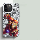 Capinha Iphone Marvel Groot e Homem de Ferro - Case de Alta Proteção e Resistência