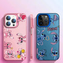 Capinha Iphone Casal Angel e Stitch - Case de Alta Proteção e Resistência
