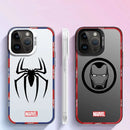 Capinha Iphone Marvel Emblema Heróis - Case de Alta Proteção e Resistência