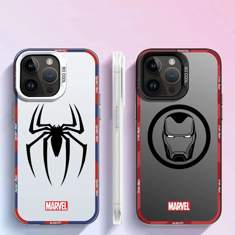 Capinha Iphone Marvel Emblema Heróis - Case de Alta Proteção e Resistência
