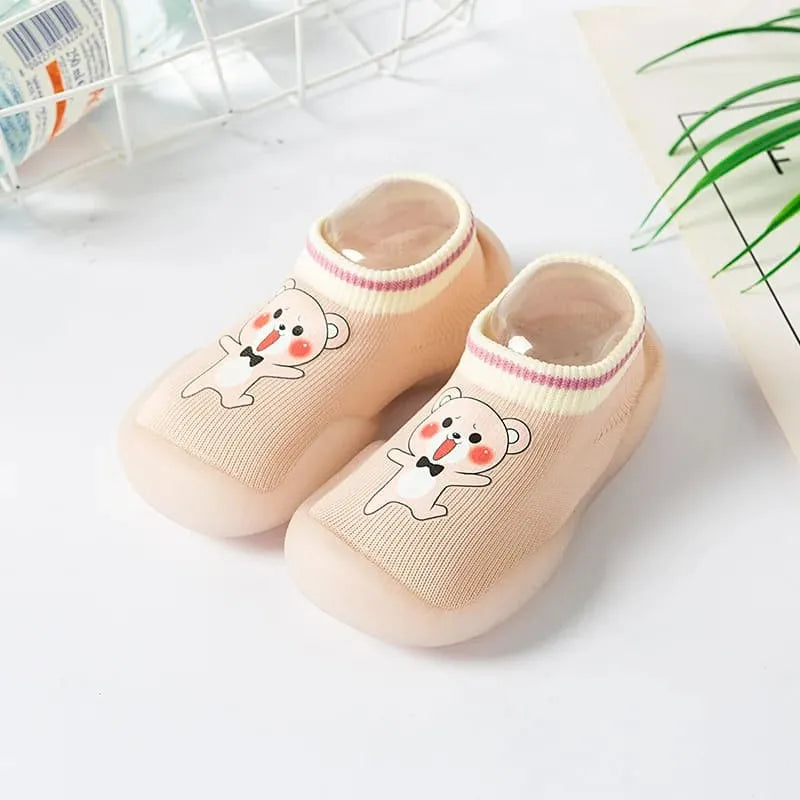 Sapatinho Meia Com Bichinhos - Super confortável