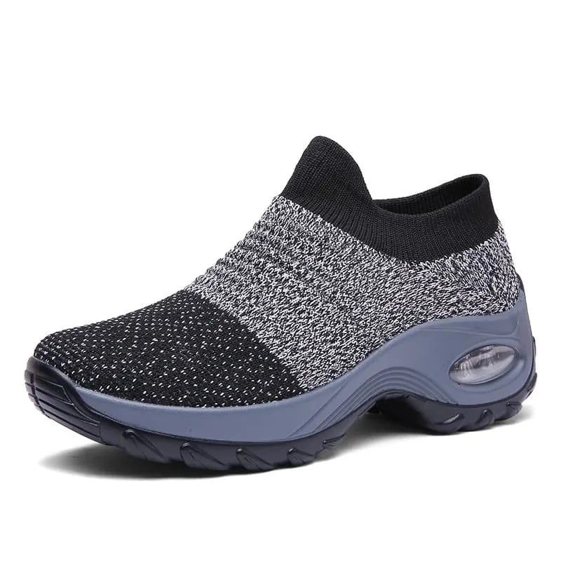Tênis Tipo Meia Slip on PowerAir - Feito Em Fibra Mesh Super Macia | Amortecimento AirPremium Para Conforto TOTAL