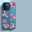 Capinha Iphone Casal Angel e Stitch - Case de Alta Proteção e Resistência