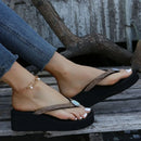 Chinelo De Plataforma Com Strass Cristal Shine | Brilho e Autenticidade Para Seus Pés