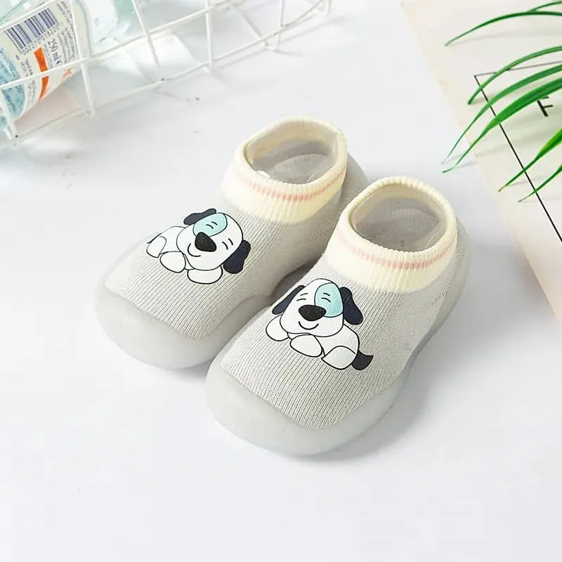 Sapatinho Meia Com Bichinhos - Super confortável