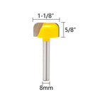 Fresa Tigela Bandeja para Tupia Manual, Tupia de Bancada, Tupia de Coluna e Router CNC