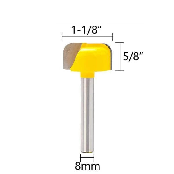 Fresa Tigela Bandeja para Tupia Manual, Tupia de Bancada, Tupia de Coluna e Router CNC