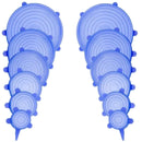 Kit Tampas de Silicone Reutilizáveis Universais VEDA-TUDO [COMPRE 6 LEVE 12]