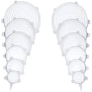 Kit Tampas de Silicone Reutilizáveis Universais VEDA-TUDO [COMPRE 6 LEVE 12]