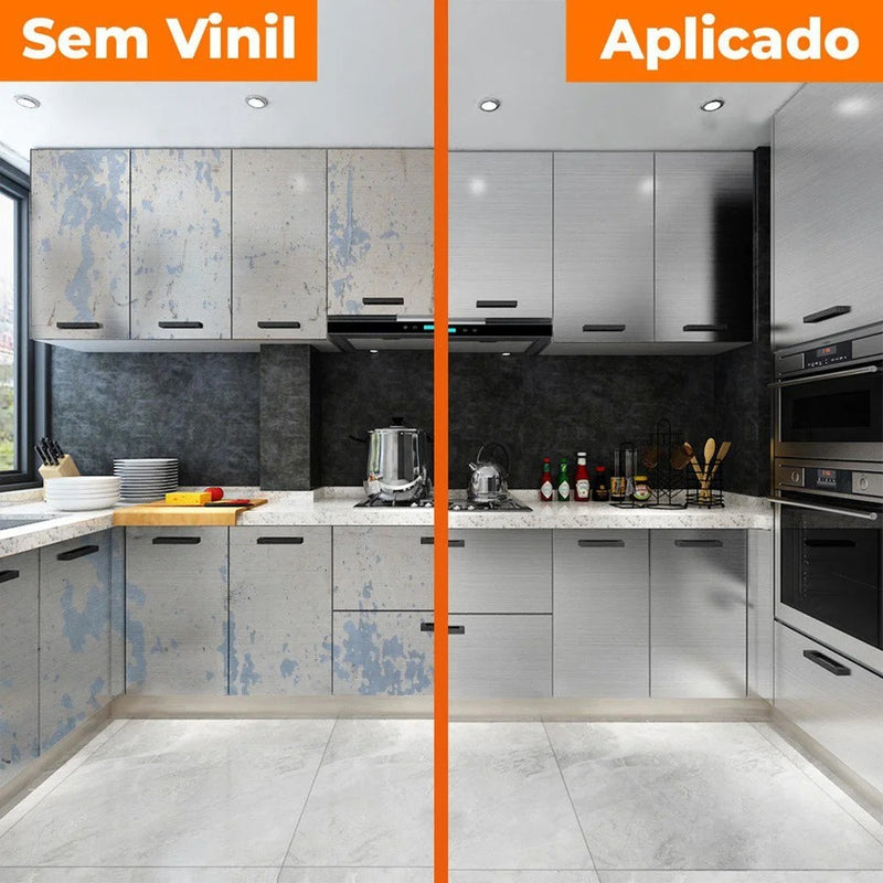 Filme Adesivo Aço Inoxidável 3m à Prova D'àgua