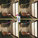 Corda com Luzes de 20 LEDs RGB e Controle por Aplicativo Bluetooth