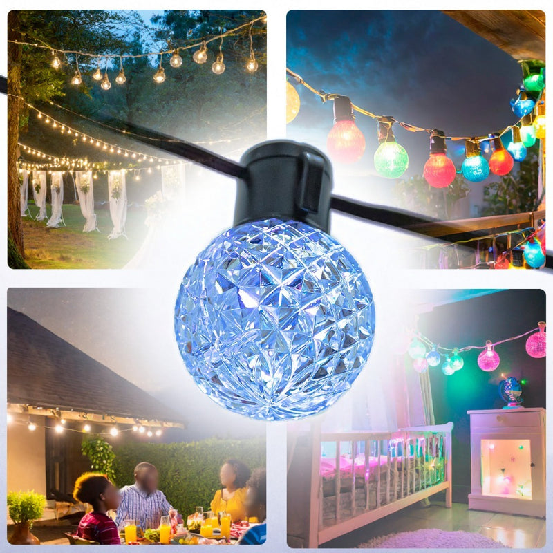 Corda com Luzes de 20 LEDs RGB e Controle por Aplicativo Bluetooth