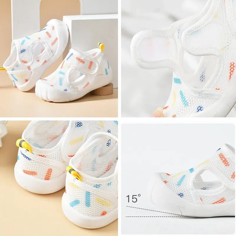 Sapatinho Respirável e Antiderrapante Tênis Sonhos de Bebê