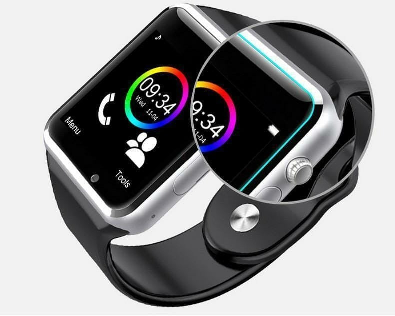 Relógio Inteligente Smart Watch com Bluetooth e Cartão de Memória 8GB A1
