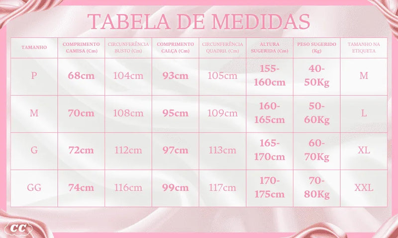 Pijama Feminino LuxuryX - Conjunto Calça e Camisa Longa Em Seda Gelo Premium | Toque De Seda Super Confortável