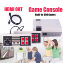 Console Edição Clássica Mini Game com 600 Jogos e 2 Controles Super NES