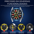 Relógio Masculino MEGIR SPORT ADVANCE - Cronógrafo, Efeito Luminoso, Resistência à Àgua