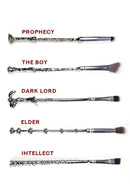 Kit de Pincéis para Maquiagem Varinha Mágica Harry Potter - 05 Peças
