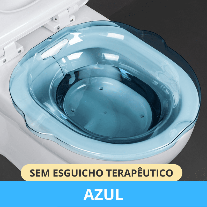 Assento medicinal para vaso sanitário portátil SmartMed™️ - Limpeza intima, Grávidas, Idosos, hemorroidas e doenças pubianas - Inov&tec