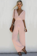 Macacão Feminino Casual Manga Curta - Estilo V