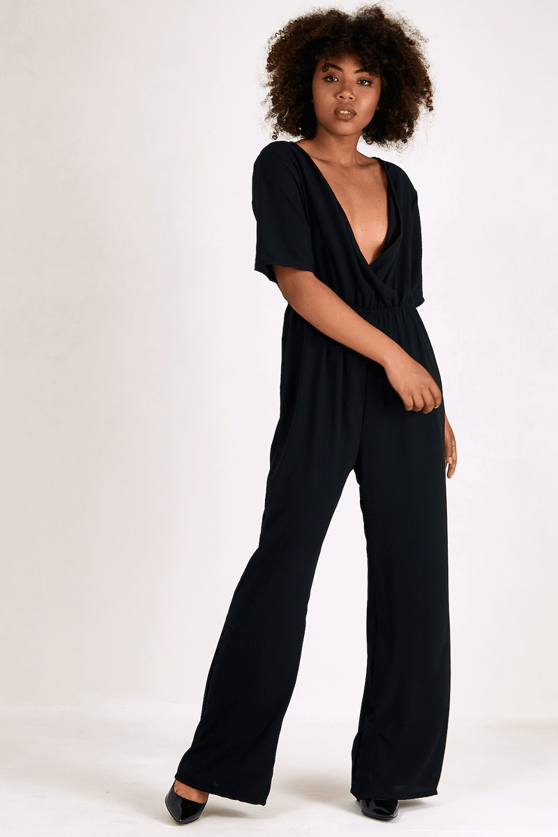 Macacão Feminino Casual Manga Curta - Estilo V