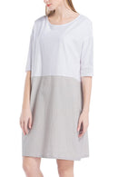 Vestido Curto Amplo Linho - Vibrant Linen Dress