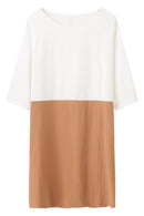 Vestido Curto Amplo Linho - Vibrant Linen Dress