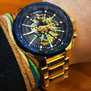 Relógio de Pulso com Ponteiros Luminosos Luxury T-WINNER