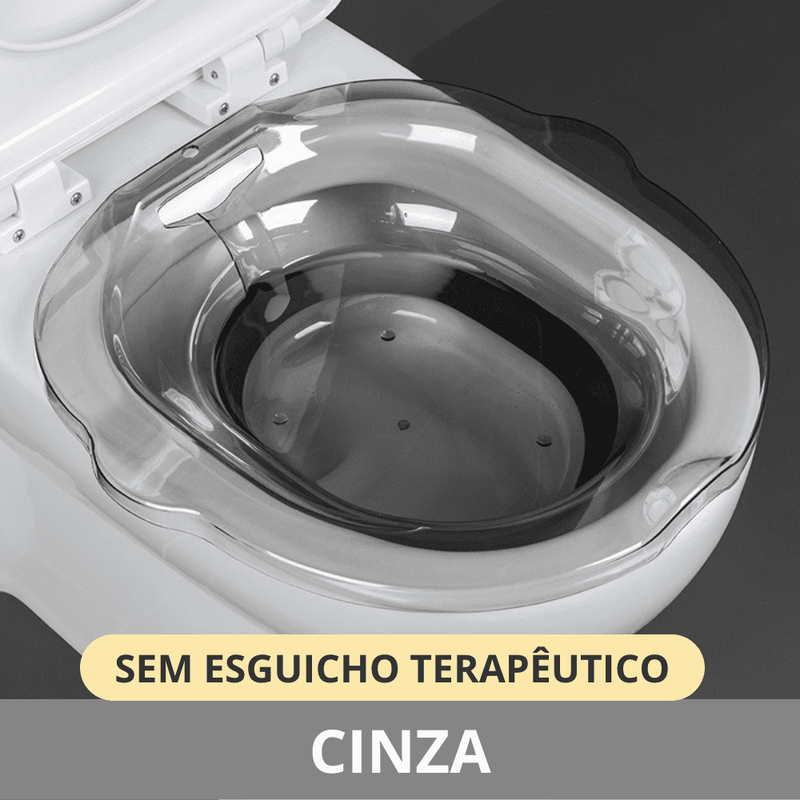 Assento medicinal para vaso sanitário portátil SmartMed™️ - Limpeza intima, Grávidas, Idosos, hemorroidas e doenças pubianas - Inov&tec